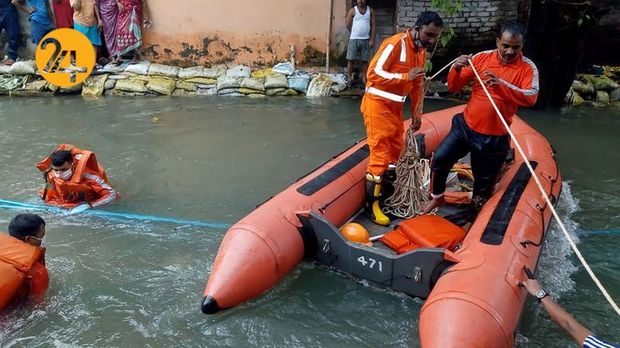 باران شدید در بمبئی
