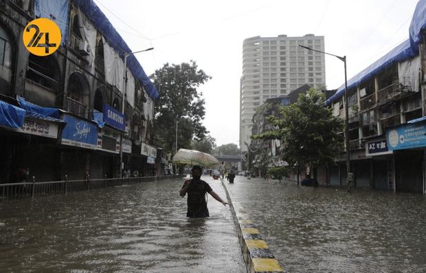 باران شدید در بمبئی