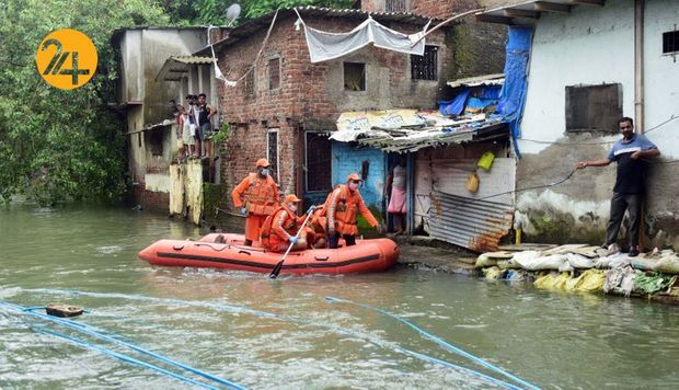 باران شدید در بمبئی