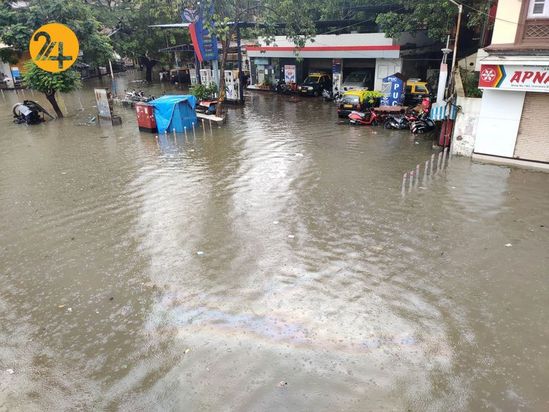 باران شدید در بمبئی