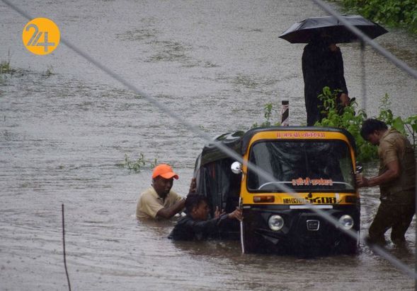 باران شدید در بمبئی