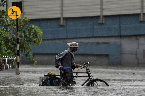 باران شدید در بمبئی