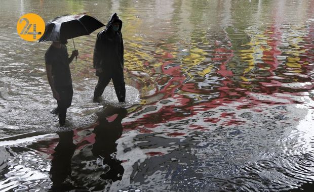 باران شدید در بمبئی