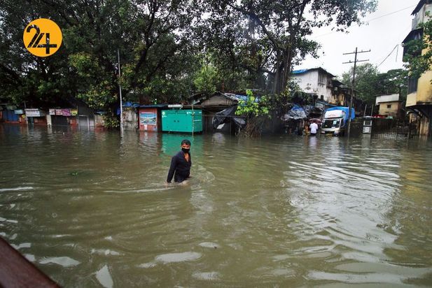 باران شدید در بمبئی