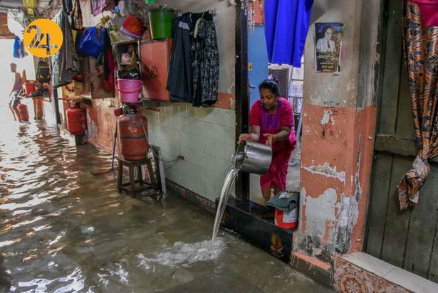 باران شدید در بمبئی