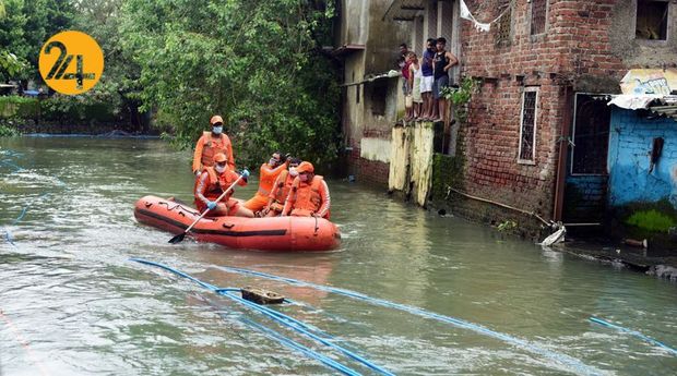 باران شدید در بمبئی