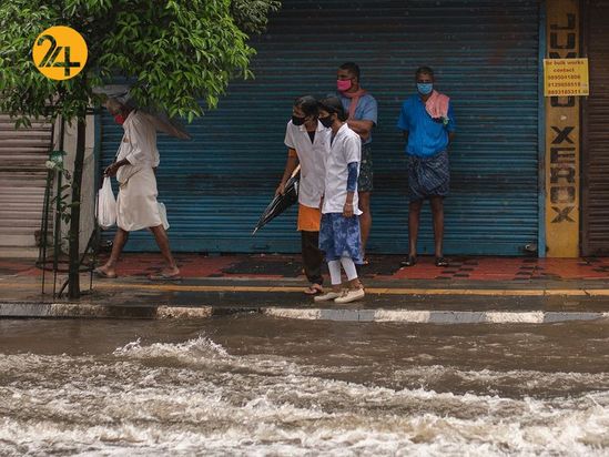 باران و رانش زمین