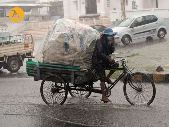 باران و رانش زمین