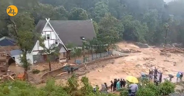 باران و رانش زمین