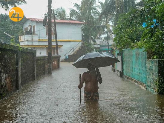 باران و رانش زمین