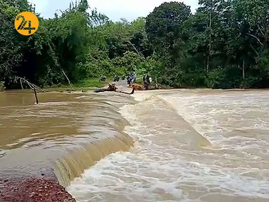 باران و رانش زمین