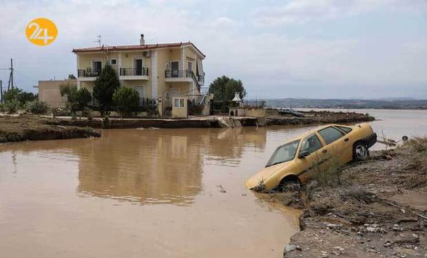 سیل در یونان