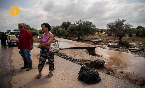 سیل در یونان