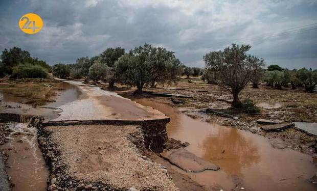 سیل در یونان