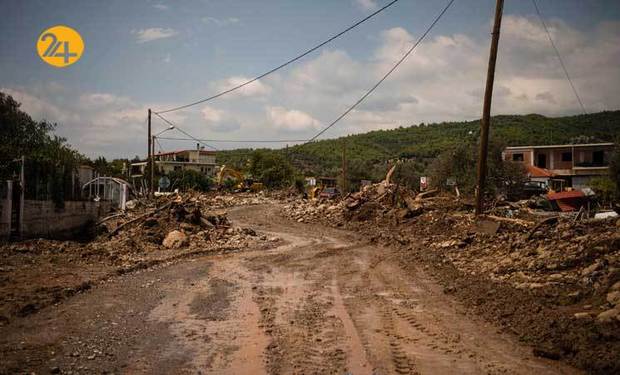 سیل در یونان