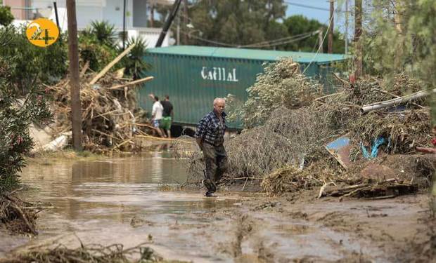سیل در یونان