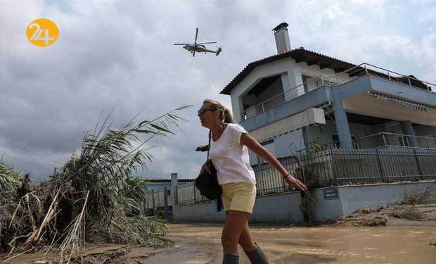 سیل در یونان