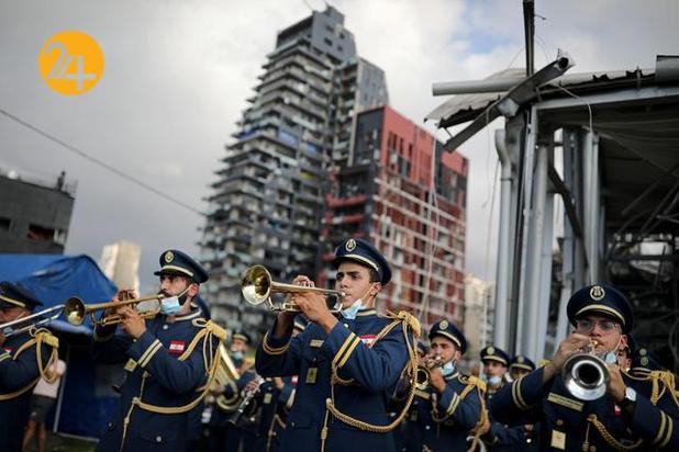 مردم غمزده بیروتی