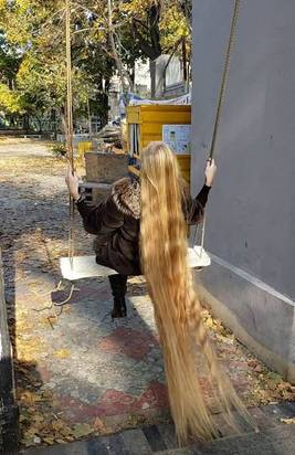 دختر مو بلند