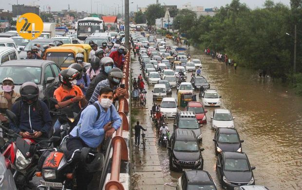 بارش سیل آسا در هند