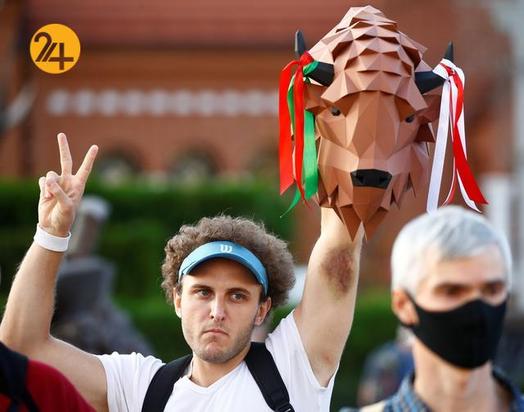 رویارویی معترضان و پلیس بلاروس