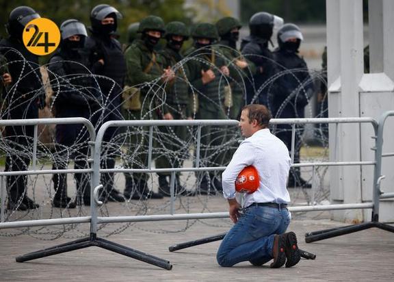 رویارویی معترضان و پلیس بلاروس