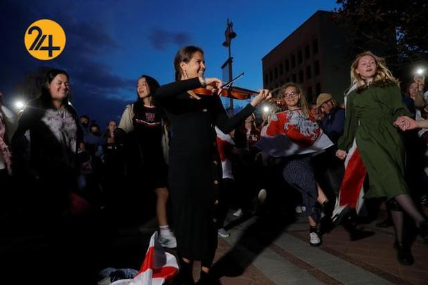 رویارویی معترضان و پلیس بلاروس