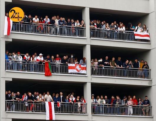 رویارویی معترضان و پلیس بلاروس