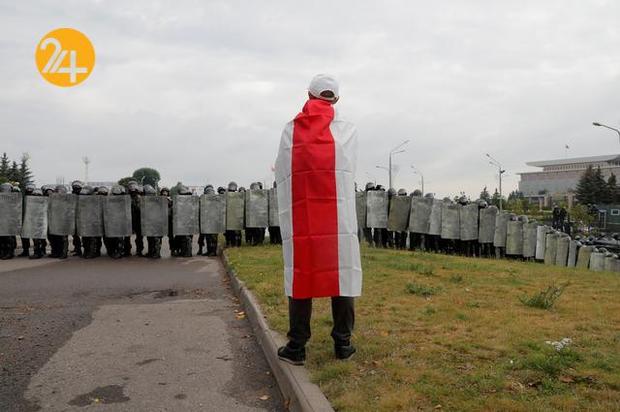 رویارویی معترضان و پلیس بلاروس