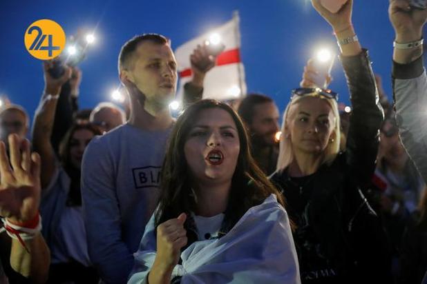 رویارویی معترضان و پلیس بلاروس