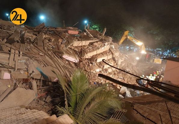 فروپاشی یک ساختمان در هند