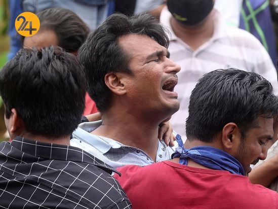 فروپاشی یک ساختمان در هند