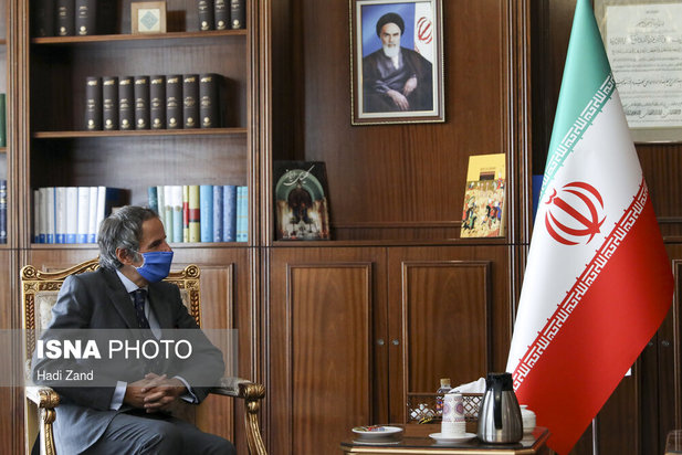 دیدار ظریف و گروسی