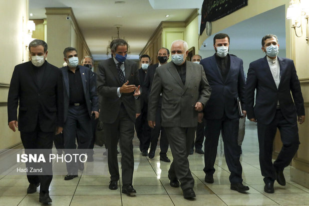 دیدار ظریف و گروسی