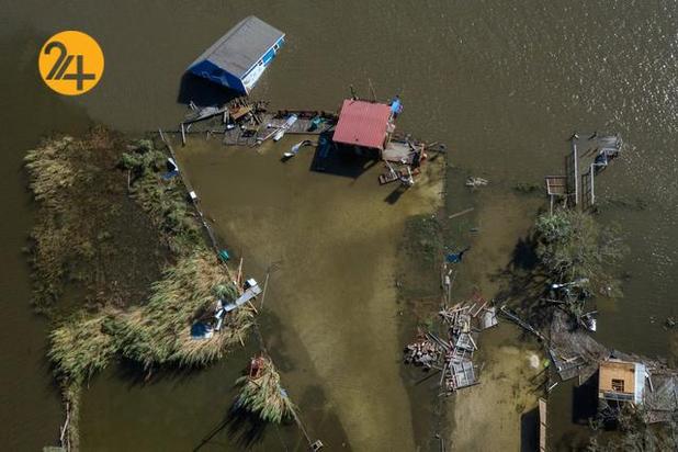 خرابی های طوفان لارا 