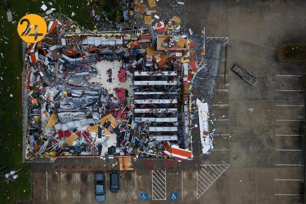 خرابی های طوفان لارا 