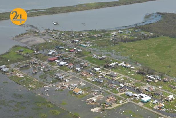 خرابی های طوفان لارا 