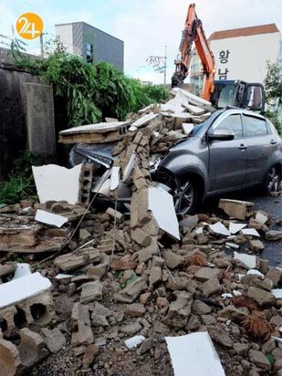 طوفان سخت دریای چین