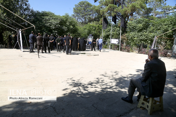 تشییع جنازه مسعود مهرابی