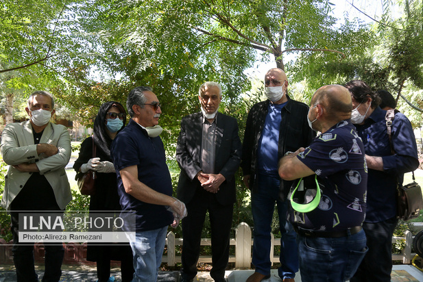 تشییع جنازه مسعود مهرابی