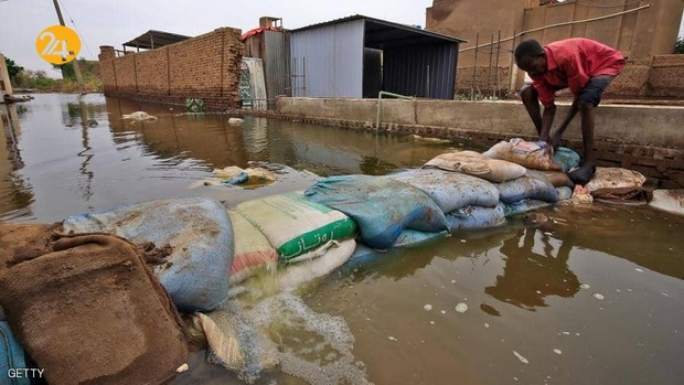 سیل در سودان