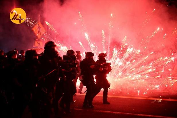 صد روز اعتراضات در پورتلند