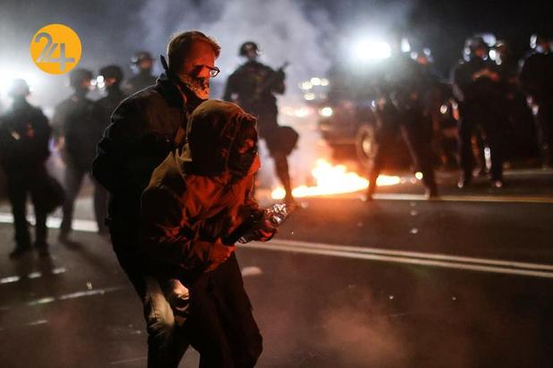 صد روز اعتراضات در پورتلند