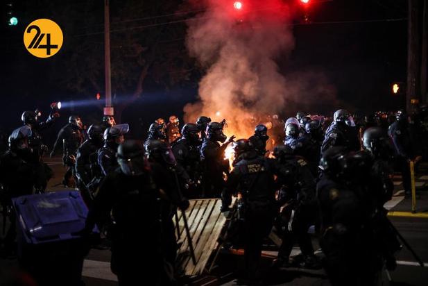 صد روز اعتراضات در پورتلند