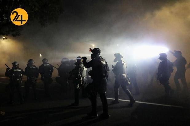 صد روز اعتراضات در پورتلند