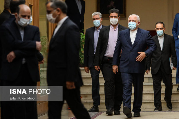 دیدار ظریف و وزیر خارجه سوئیس