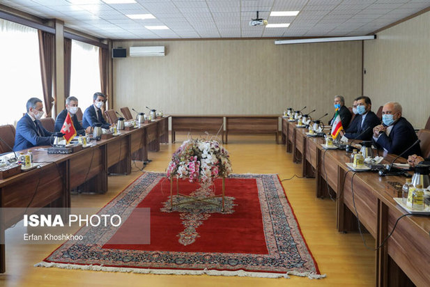 دیدار ظریف و وزیر خارجه سوئیس