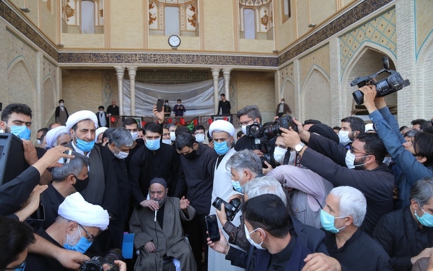 تشیع پیکر آیت الله صانعی