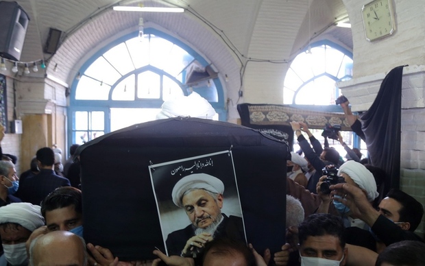 تشیع پیکر آیت الله صانعی