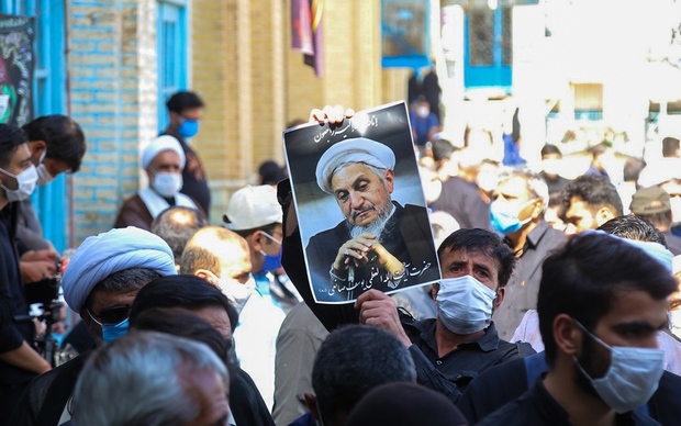 تشیع پیکر آیت الله صانعی